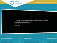 Tablet Screenshot of agenciamaisbrasil.com.br